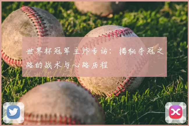 世界杯冠军主帅专访：揭秘夺冠之路的战术与心路历程