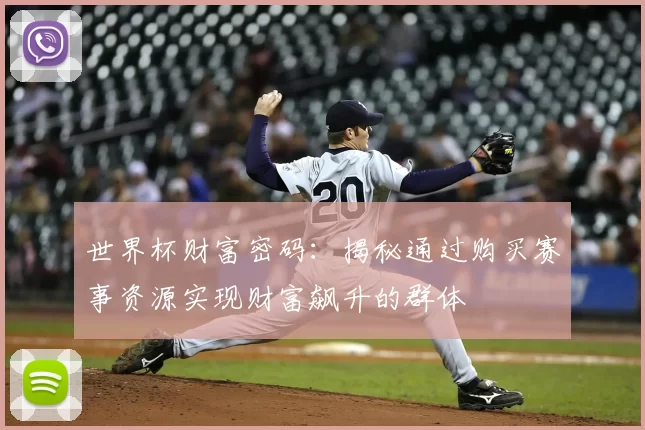 世界杯财富密码:揭秘通过购买赛事资源实现财富飙升的群体